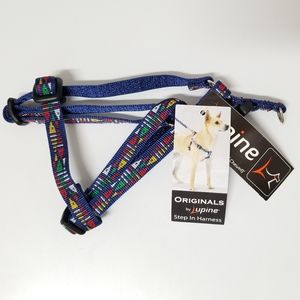 LupinePet Microbatch Guppies ½" Step In Dog Harness NWT